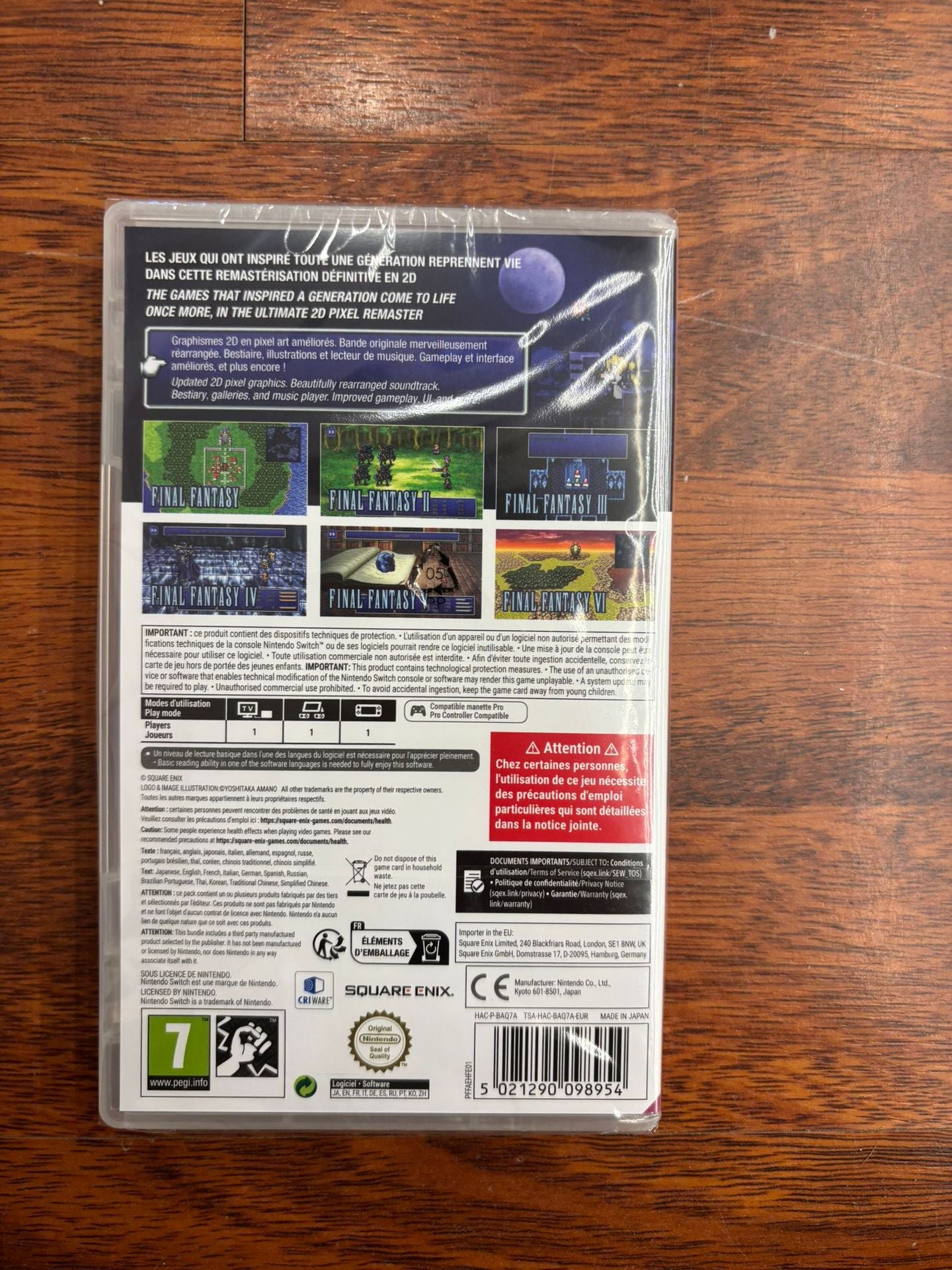 FINAL FANTASY I - VI COLLECTION ANNIVERSARY EDITION SWITCH EU PRE-SALE FINAL FANTASY I - VI COLLECTION ANNIVERSARY EDITION SWITCH EU PRE-SALE